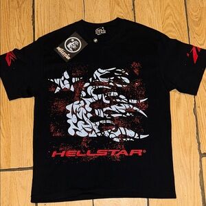 Hellstar Black Graphic Tee - Short Sleeve